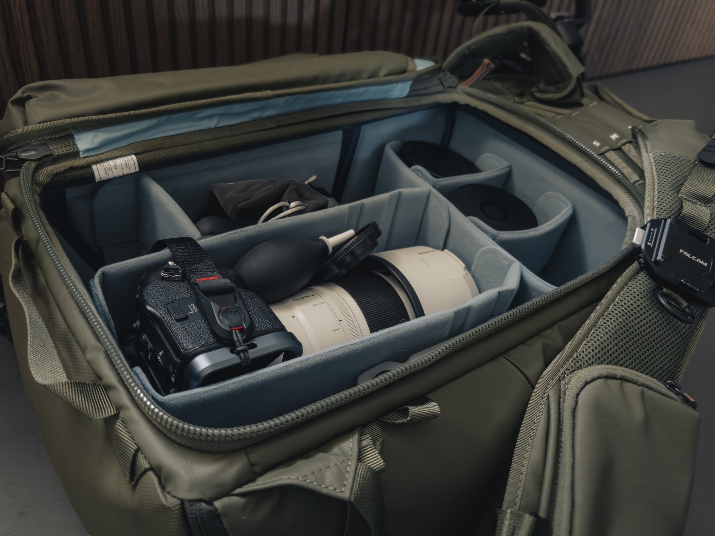 Packed and ready to go